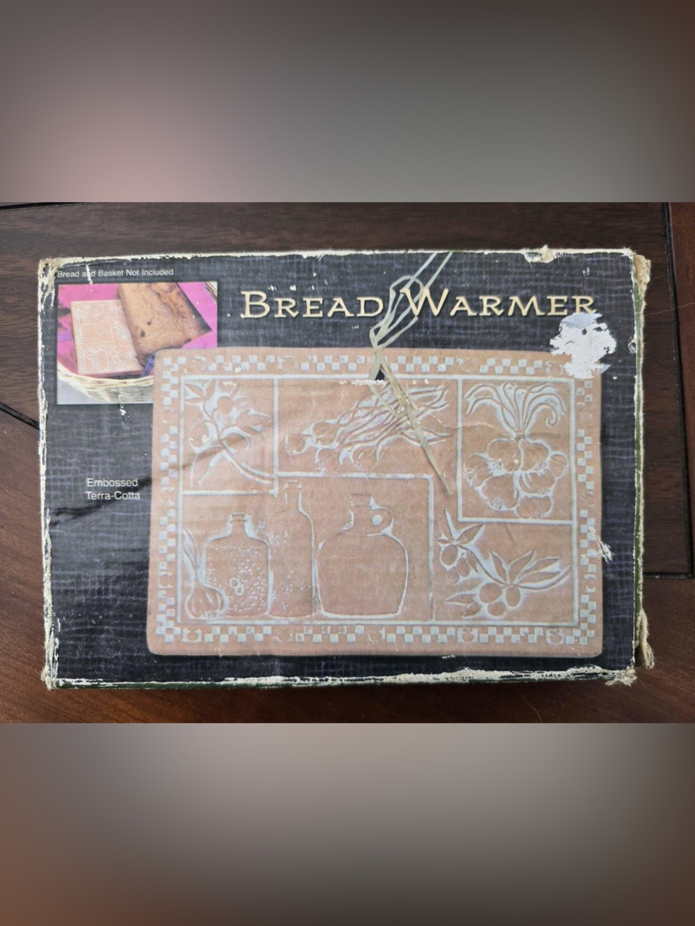 Bread Warmer Embossed Terra-Cotta Bread Warming Mat